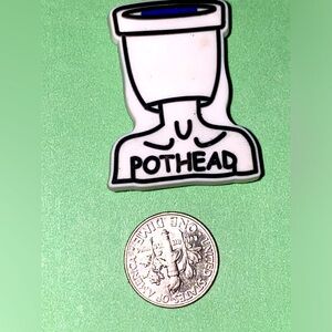 (10 for $15) Pot Head Weed 420 Cannabis Crocs Shoe Charms